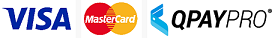 Tarjeta de crédito por QPayPro (Visa - Mastercard)